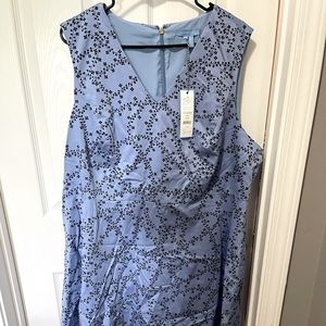 Draper James light blue floral dress nwt size 18